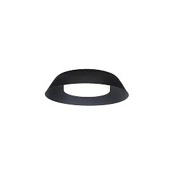 LED Wall /Ceiling luminaire TOWNA 1.0, IP44, Ø 25.4cm, 3000K, dimmable, black