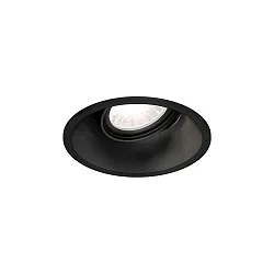 LED Recessed spot DEEP ADJUST 1.0, IP20, 350/500mA, 7/10W 3000K, CRi >90, with standard springs, black