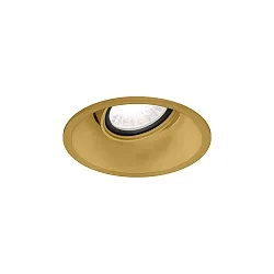 LED Recessed spot DEEP ADJUST 1.0, IP20, 350/500mA, 7/10W 3000K, CRi >90, with standard springs, gold