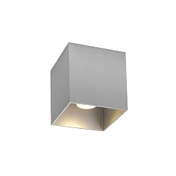 ceiling luminaire BOX CEILING SURF 1.0 1 flame IP20, brushed aluminium dimmable