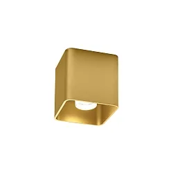ceiling luminaire DOCUS CEILING SURF 1.0 1 flame, DALI controllable IP20, gold dimmable