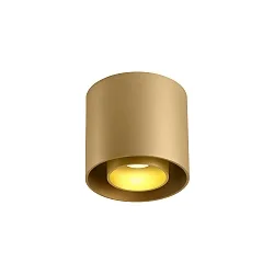 ceiling luminaire RAY CEILING SURF 1.0 1 flame, DALI controllable IP20, champagner dimmable