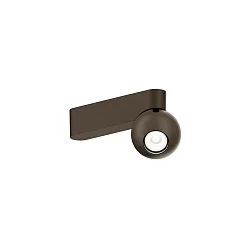 ceiling luminaire LECA 1.0 1 flame, cardanic swivelling IP20, bronze dimmable