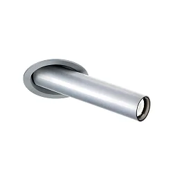 recessed spotlight MATCH SNEAK 1.0 swivelling IP20, brushed aluminium