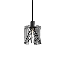 Shade WIRO 1.8 CAGE, lacquered steel, without suspension + lamp, black