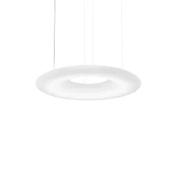 LED Design Pendant luminaire GIGANT 10.0, Ø 100cm, steel / LLDPE, white, 4000K