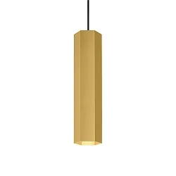 LED Pendant luminaire HEXO MULTI 3.0, 6W 3000K, CRi >90, without canopy, gold