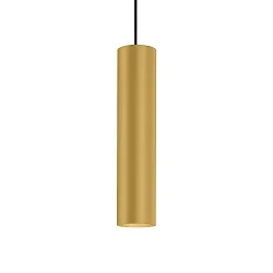 LED Pendant luminaire RAY MULTI 3.0, 6W 3000K, CRi >90, dimmable, gold