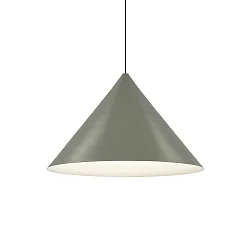 LED Design Pendant luminaire DINOR 2.0, Ø 57cm, 11W 1800-2850K, dimmable, green / grey white