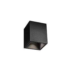downlight BOX MINI 1.0 square, surface-mounted version IP20, black matt dimmable