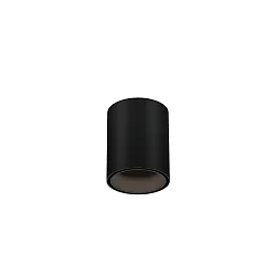 downlight RAY MINI 1.0 down, cylindrical, surface-mounted version IP20, black matt dimmable