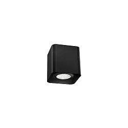 spot DOCUS MINI CEILING SURF 1.0 PAR16 GU10 IP20, black matt 