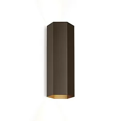 Wall luminaire HEXO MINI 2.0 PAR16, 2x GU10 max. 12W, bronze