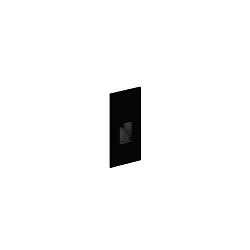 wall recessed luminaire STRIPE WALL REC 0.4 IP20, black matt 