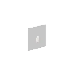 wall recessed luminaire STRIPE WALL REC 0.7 IP20, brushed aluminium 