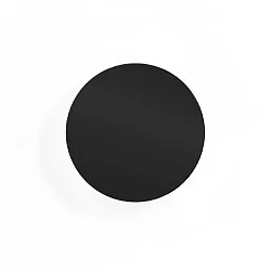 LED Wall luminaire MILES 2.0 ROUND, indirect, Ø 19cm, 8W 3000K, CRi >90, dimmable, black