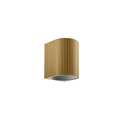 wall luminaire TRACE WALL SURF 1.0 IP20, champagner, black matt dimmable