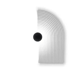 wall luminaire TAPIS WALL SURF 3.0 IP20, white dimmable