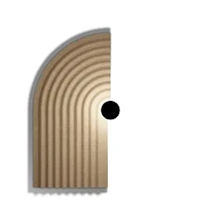 wall luminaire TAPIS SOFT WALL SURF 4.0 IP20, sandstone dimmable