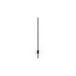 LED Design Wall luminaire FINLIN 1.0, 62.3cm, 6W 3000K, CRi >90, dimmable, black