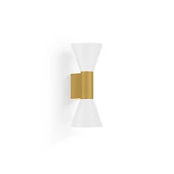 wall luminaire ODREY WALL SURF 2.3 PAR16 GU10 IP20, gold, white matt 
