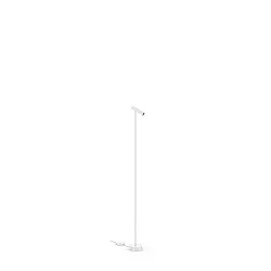 floor lamp MATCH 1.0 adjustable, UGR < 19, with cord dimmer IP20, mat, traffic white dimmable