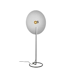 floor lamp MIRRO FLOOR 3.0 E27, aluminium, black matt dimmable