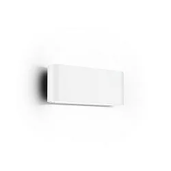 outdoor wall luminaire KIOSK 1.0 up / down, with lens optics IP65, white matt dimmable