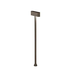 outdoor luminaire KIOSK 1.2 2 flames, adjustable, without socket IP65, bronze, mat dimmable