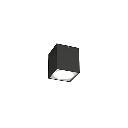 Outdoor LED Ceiling luminaire TRAM CARRÉ 1.0, IP65, square, 6W 3000K 36°, CRi >90, dimmable, anthracite