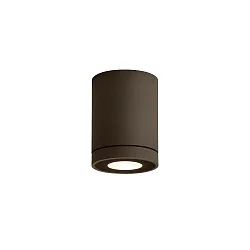outdoor ceiling luminaire TUBE 1.0 PAR16 down, cylindrical, rigid GU10 IP65, bronze