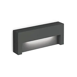 outdoor wall luminaire RETO OUTDOOR WALL SURF 2.0 IP65, anthracite dimmable