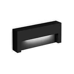 outdoor wall luminaire RETO OUTDOOR WALL SURF 2.0 IP65, black matt dimmable