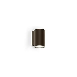 outdoor wall luminaire TRAM WALL 1.0 1-fold, cylindrical, dimmable IP65, bronze, mat dimmable
