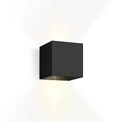 LED Outdoor Wall luminaire BOX 2.0, IP65, Up&Down, 6W 3000K 2x200lm, dimmable, black