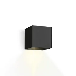 LED Outdoor Wall luminaire BOX 1.0, IP65, up or down, 6W 2700K 400lm, dimmable, black