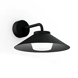 outdoor wall luminaire TRADORA WALL IP65 1.0 IP65, black matt dimmable