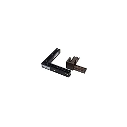 L-connector STREX 48V mechanical, electric, left-right, bronze, black