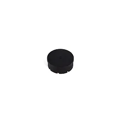 ceiling canopy for SHIEK / BOX / DOCUS (...) round, without shade, surface-mounted version, 8-fold, deep black
