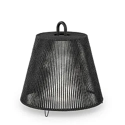 Shade cover for Outdoor LED Battery luminaire COSTA 1.0 - ROPE 1.0, black