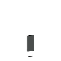 Accessory for FIFTY FIFTY / SMILE / SWAY / PALOS - socket with bracket for setting in concrete, 40cm, anthracite