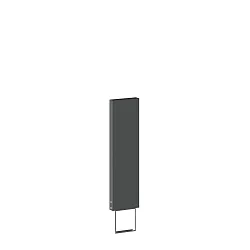Accessory for FIFTY FIFTY / SMILE / SWAY / PALOS - socket with bracket for setting in concrete, 60cm, anthracite