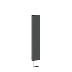Accessory for FIFTY FIFTY / SMILE / SWAY / PALOS - socket with bracket for setting in concrete, 80cm, anthracite