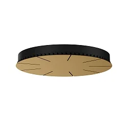 ceiling canopy 6-fold, champagner, black