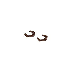Accessory for PENCIL MODULO LUCE Suspension brackets 1, set of 2, Corten