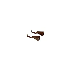 Accessory for PENCIL MODULO LUCE Wall holder, set of 2, Corten