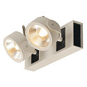 KALU LED 2 Wall and Ceiling luminaire, 60�, white/black