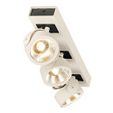 KALU LED 3 Wall and Ceiling luminaire, 60�, white/black