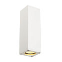 THEO UP/DOWN, QPAR51, Wall luminaire, max. 2x50W, white