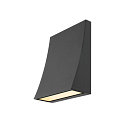 DELWA WIDE LED Outdoor Wall luminaire, 3000K, 100�, IP44, anthracite